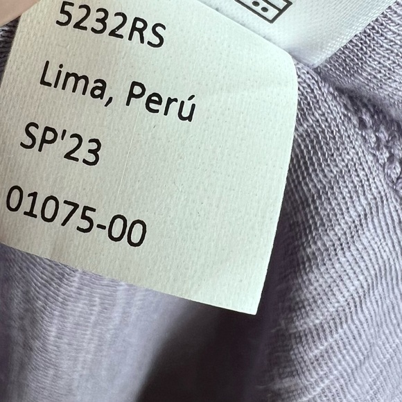 NWT Nation Ltd Pima Cotton Margot Turtleneck Tank In French Violet Size L - Picture 15 of 16